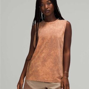 Lululemon All Yours Tank Top Cloudy Wash Cacao size 10